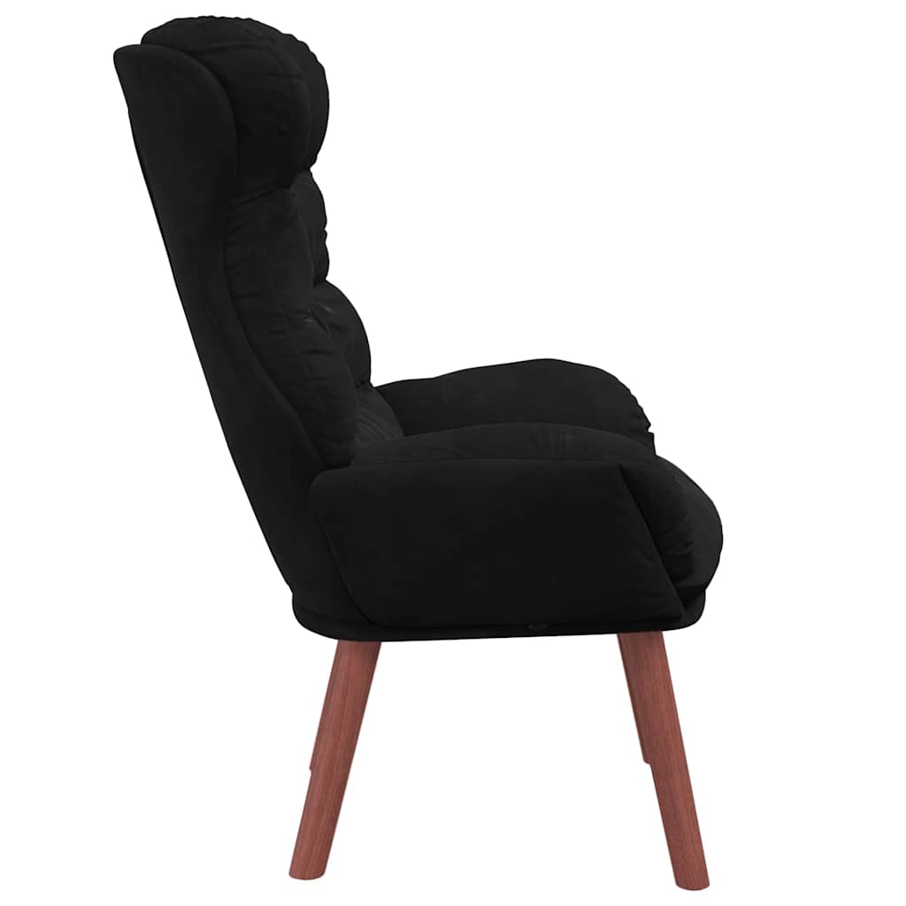 Fauteuil Zwart 69 x 74 x 93 cm Fluweel is nu te koop bij PeponiXL, paradijselijk wonen!