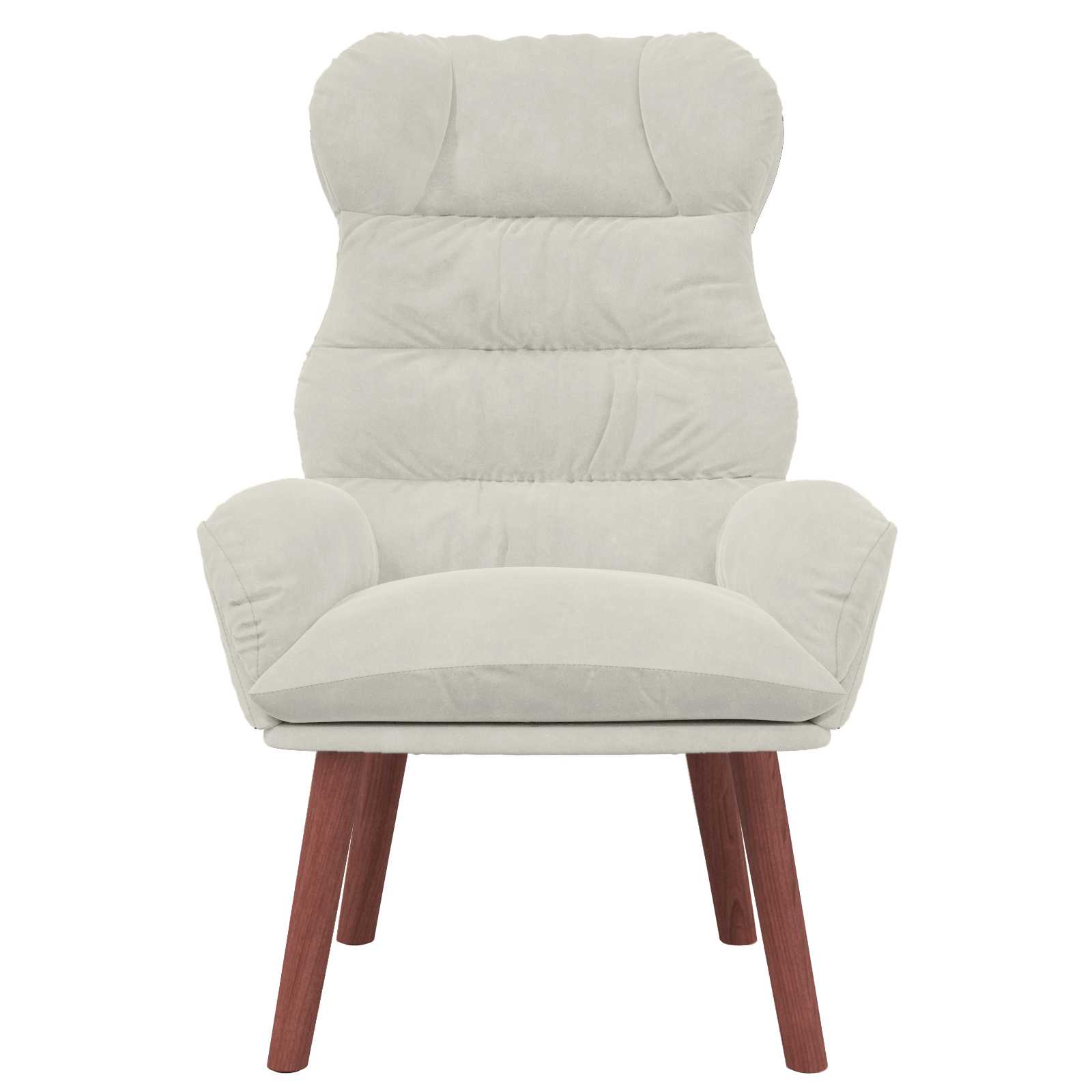 Fauteuil Crème 69 x 74 x 93 cm Fluweel is nu te koop bij PeponiXL, paradijselijk wonen!