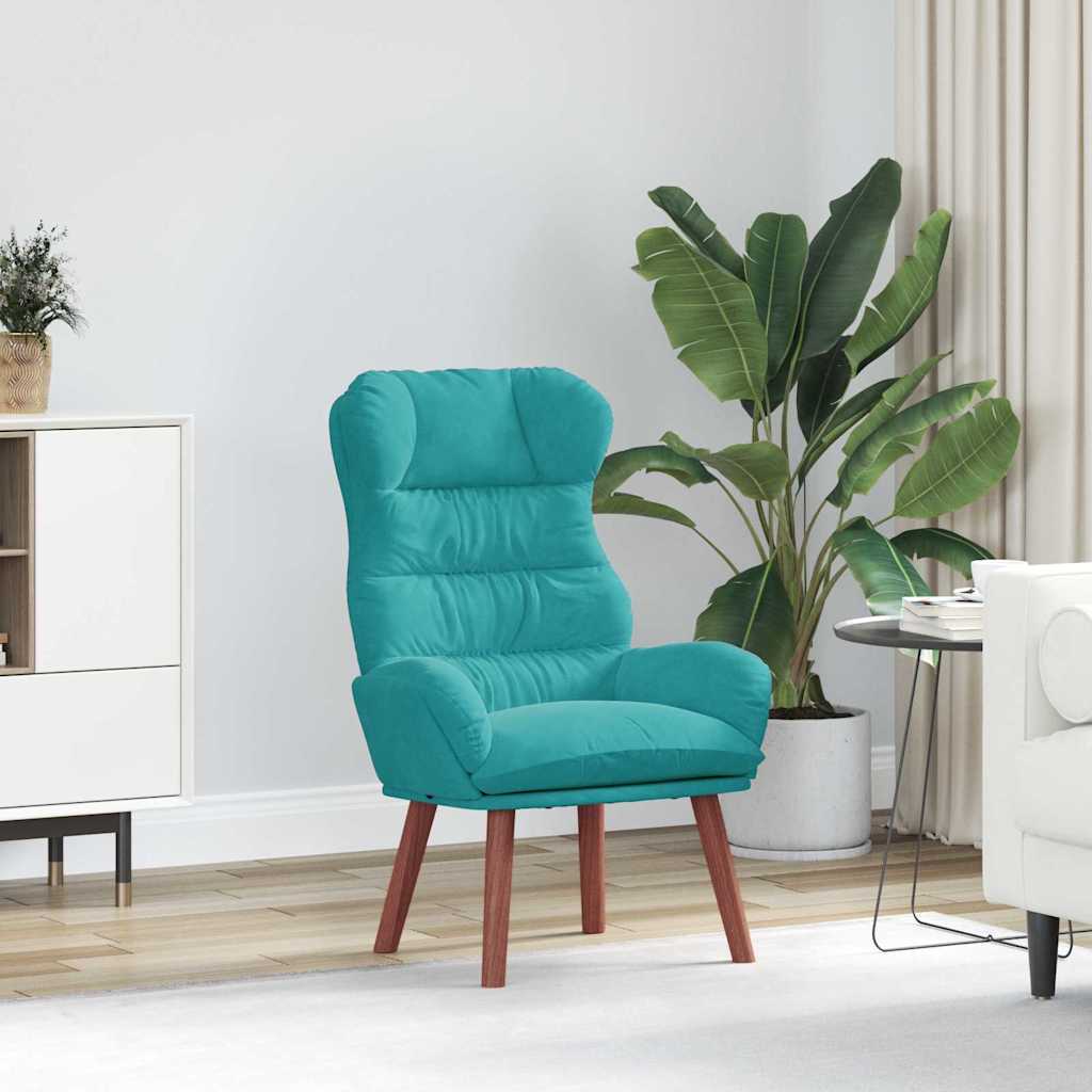 Fauteuil Turquoise 69 x 74 x 93 cm Fluweel is nu te koop bij PeponiXL, paradijselijk wonen!