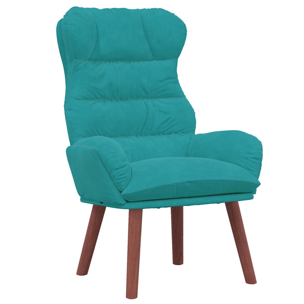 Fauteuil Turquoise 69 x 74 x 93 cm Fluweel is nu te koop bij PeponiXL, paradijselijk wonen!