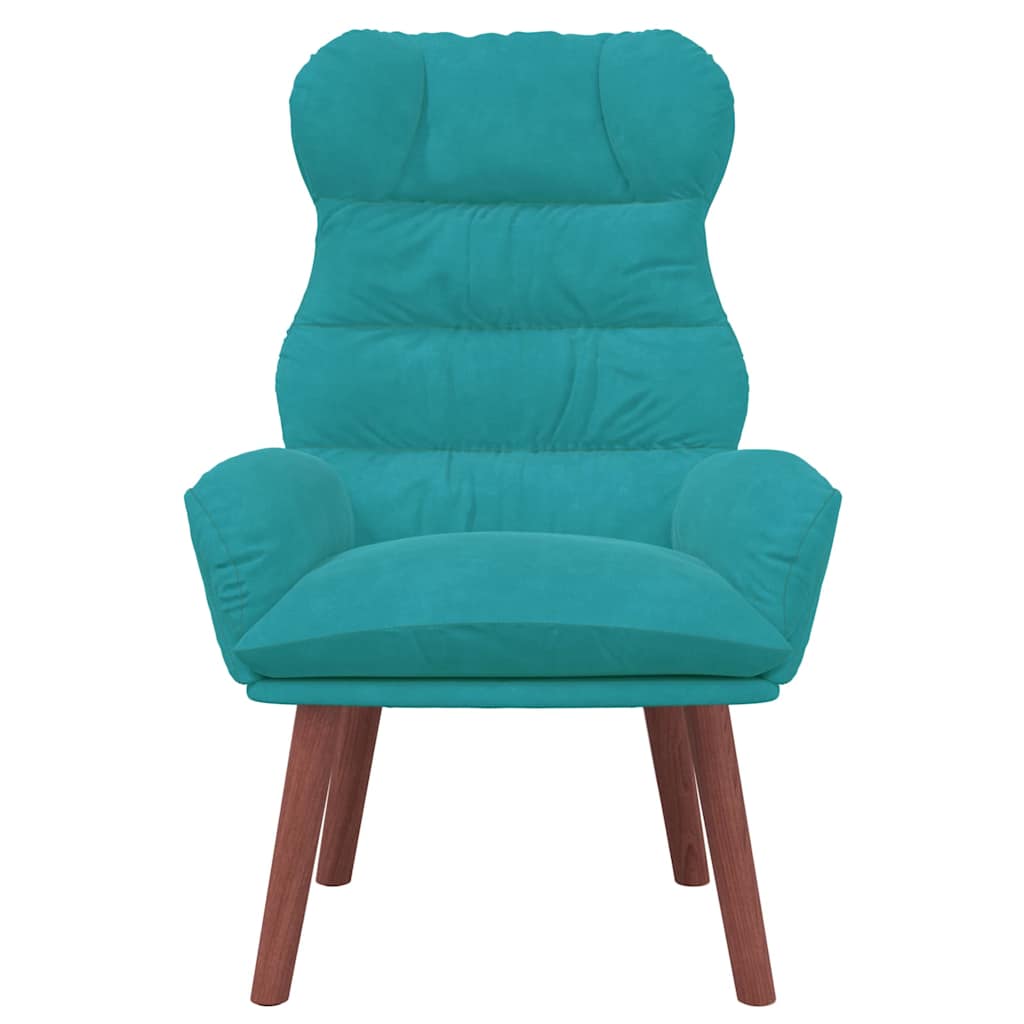 Fauteuil Turquoise 69 x 74 x 93 cm Fluweel is nu te koop bij PeponiXL, paradijselijk wonen!