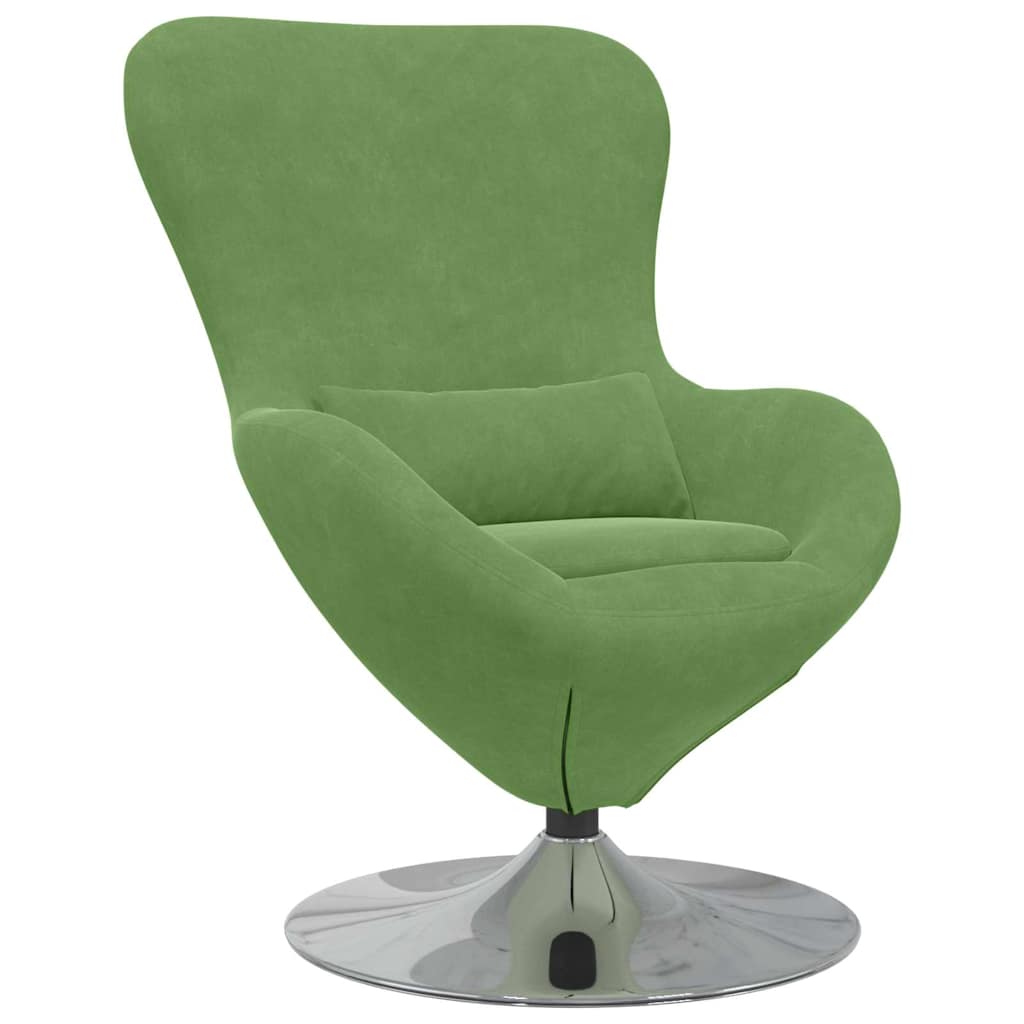 Eivormige stoel Lichtgroen Fluweel is nu te koop bij PeponiXL, paradijselijk wonen!