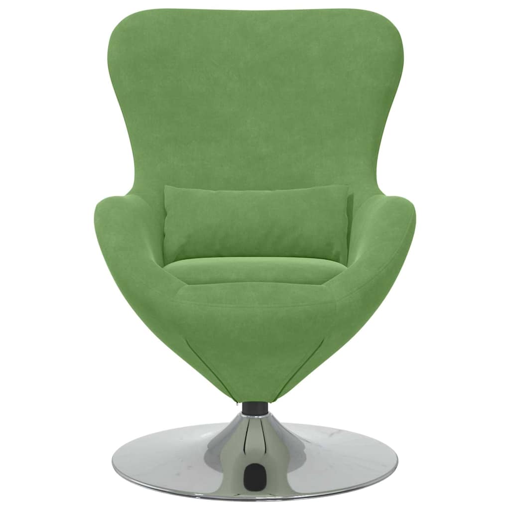 Eivormige stoel Lichtgroen Fluweel is nu te koop bij PeponiXL, paradijselijk wonen!