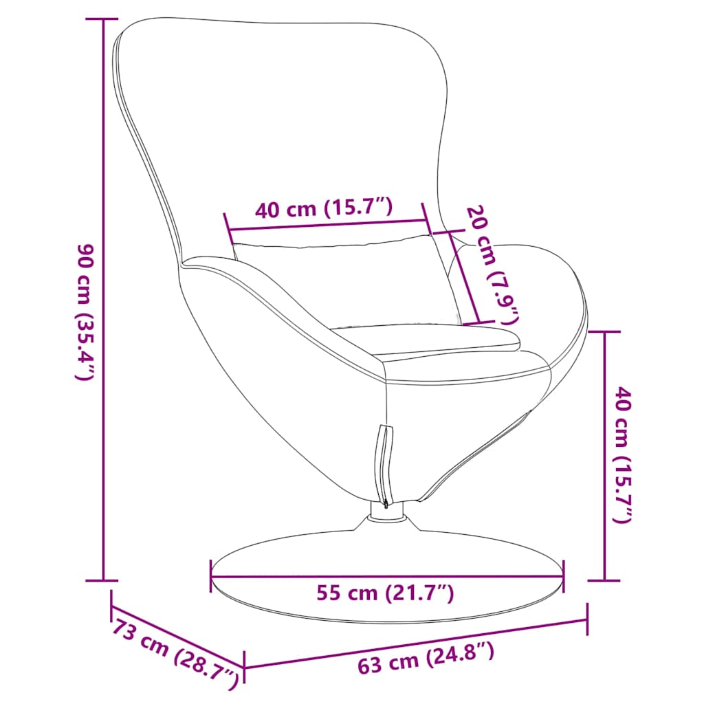 Eivormige stoel Geel Fluweel is nu te koop bij PeponiXL, paradijselijk wonen!