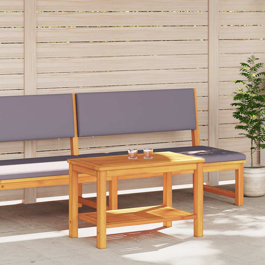 Bijzettafel Bruin 70 x 40 x 45 cm Massief Acaciahout is nu te koop bij PeponiXL, paradijselijk wonen!