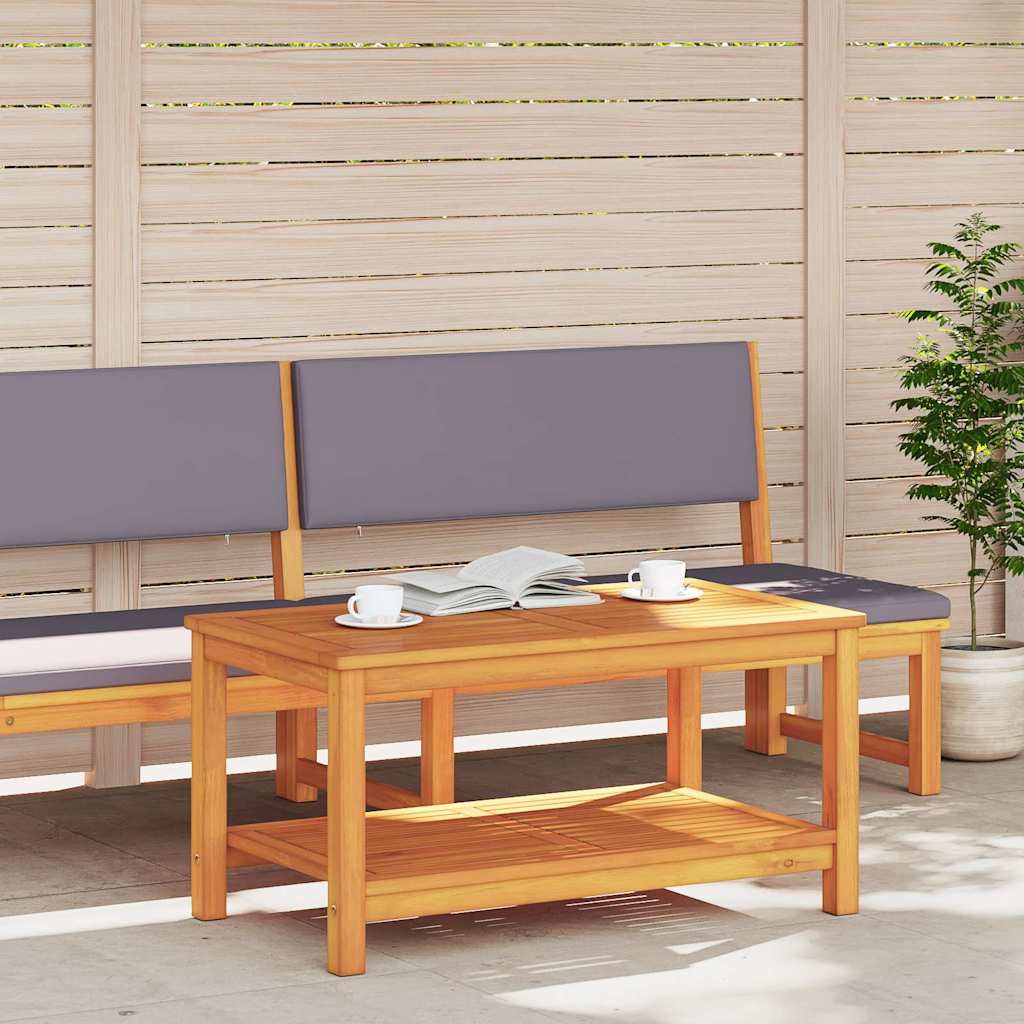 Bijzettafel Bruin 90 x 50 x 45 cm Massief Acaciahout is nu te koop bij PeponiXL, paradijselijk wonen!