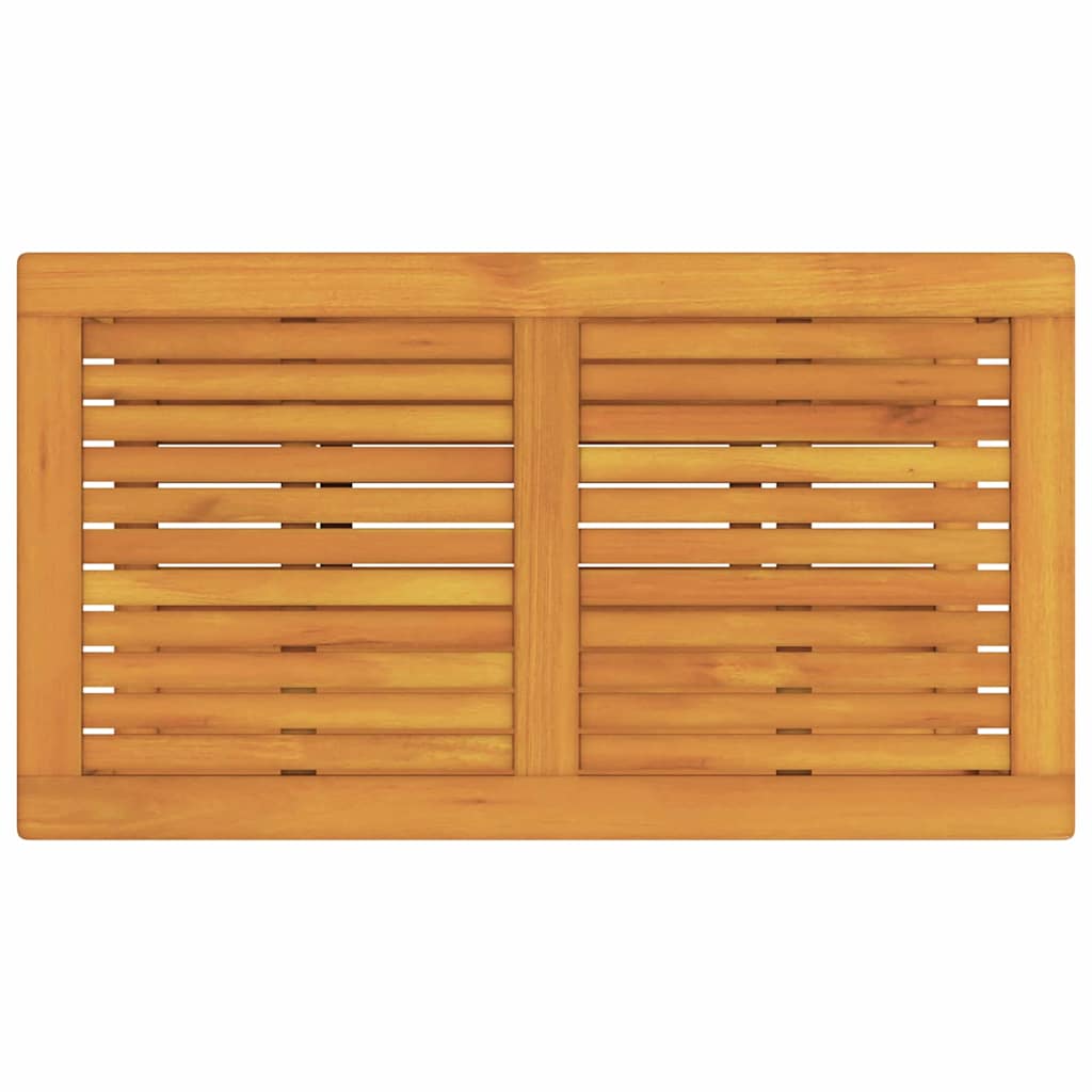 Bijzettafel Bruin 90 x 50 x 45 cm Massief Acaciahout is nu te koop bij PeponiXL, paradijselijk wonen!