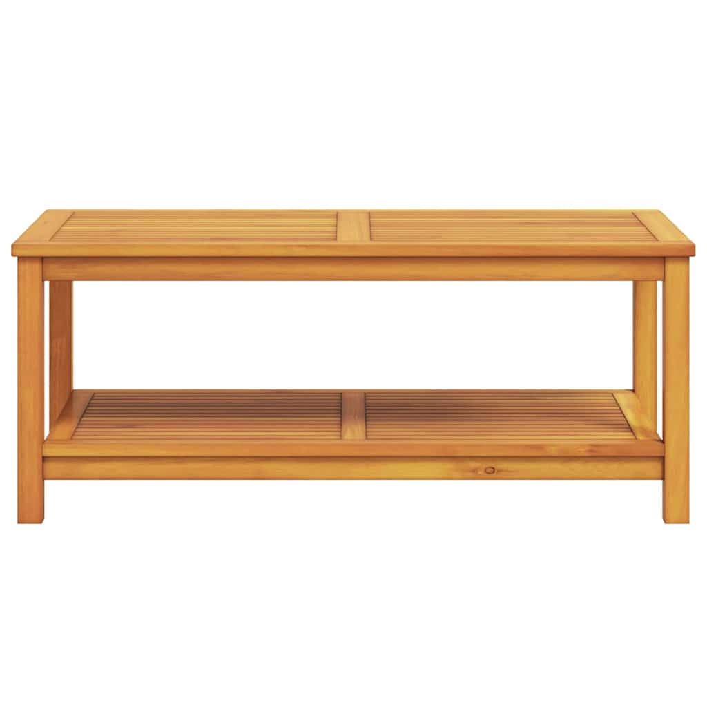 Bijzettafel Bruin 110 x 55 x 45 cm Massief Acaciahout is nu te koop bij PeponiXL, paradijselijk wonen!