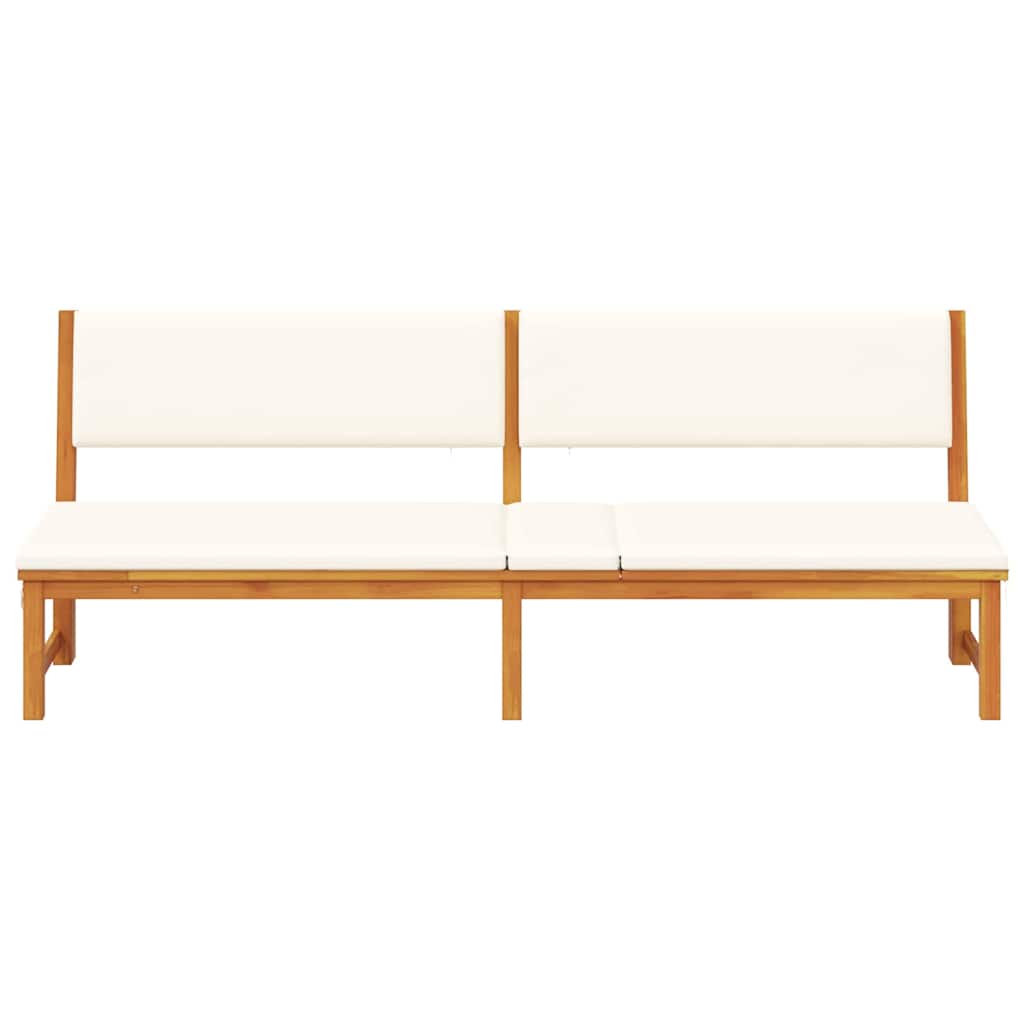 Ligstoel Olie naturel 200 x 57 x 75cm Massief acaciahout is nu te koop bij PeponiXL, paradijselijk wonen!