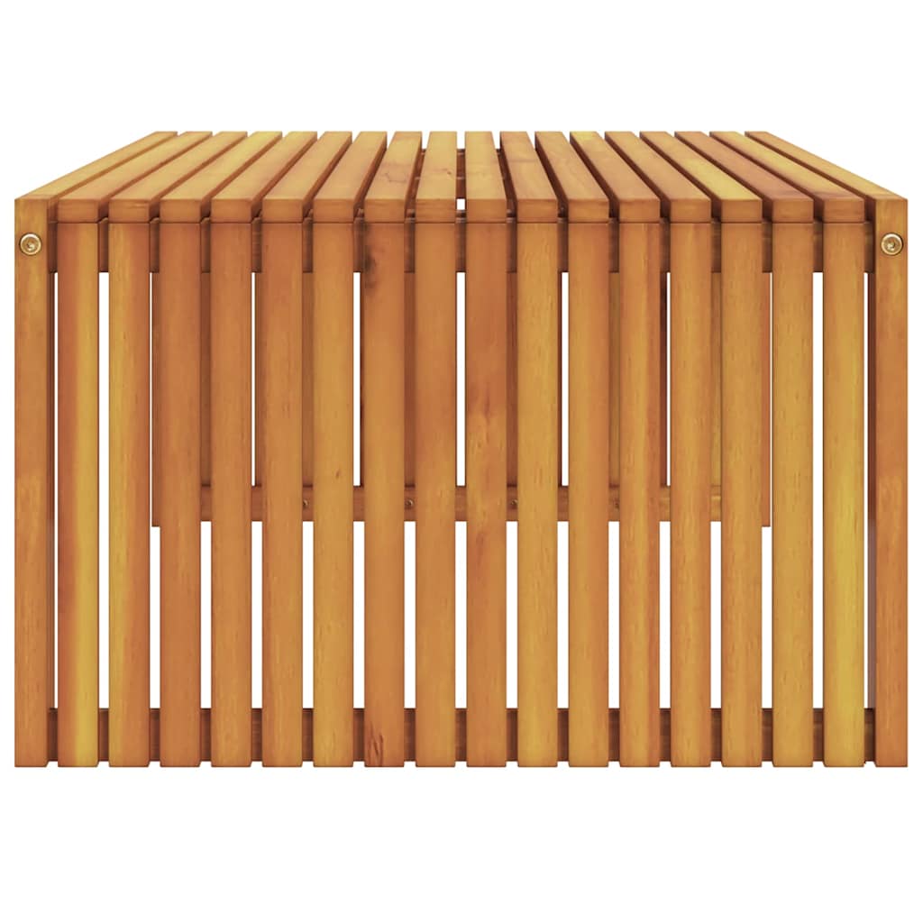 Bijzettafel Olie naturel 110 x 55 x 35 cm Massief Acaciahout is nu te koop bij PeponiXL, paradijselijk wonen!