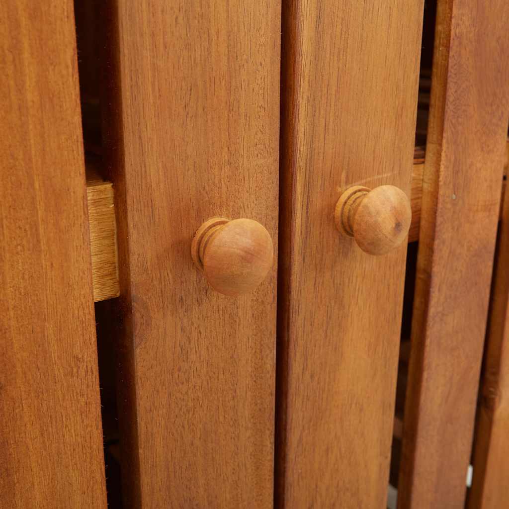 Tuinkast met plank Naturel 78 x 36,5 x 78cm Massief Acaciahout is nu te koop bij PeponiXL, paradijselijk wonen!