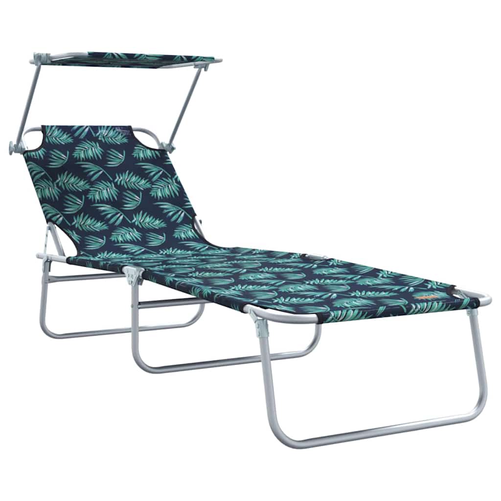 Ligstoel 2 pcs Groen 58 x 188 x 77cm Polyester is nu te koop bij PeponiXL, paradijselijk wonen!