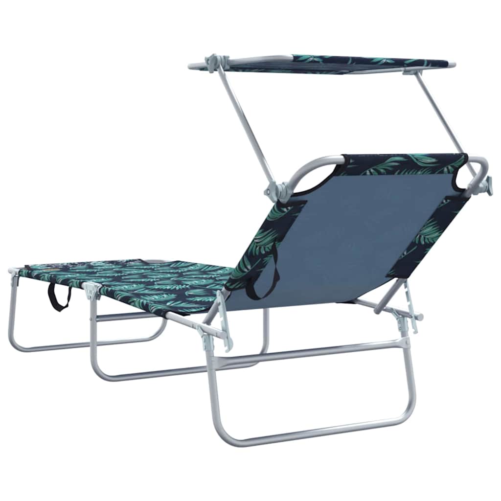 Ligstoel 2 pcs Groen 58 x 188 x 77cm Polyester is nu te koop bij PeponiXL, paradijselijk wonen!