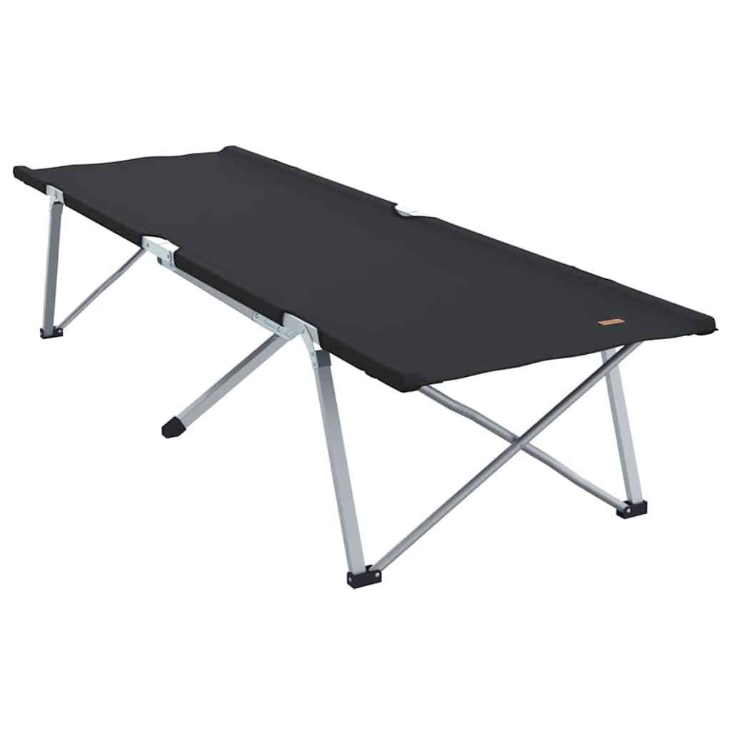 Opvouwbaar Camping Bed Zwart 194 x 62,5 x 42,5 cm is nu te koop bij PeponiXL, paradijselijk wonen!