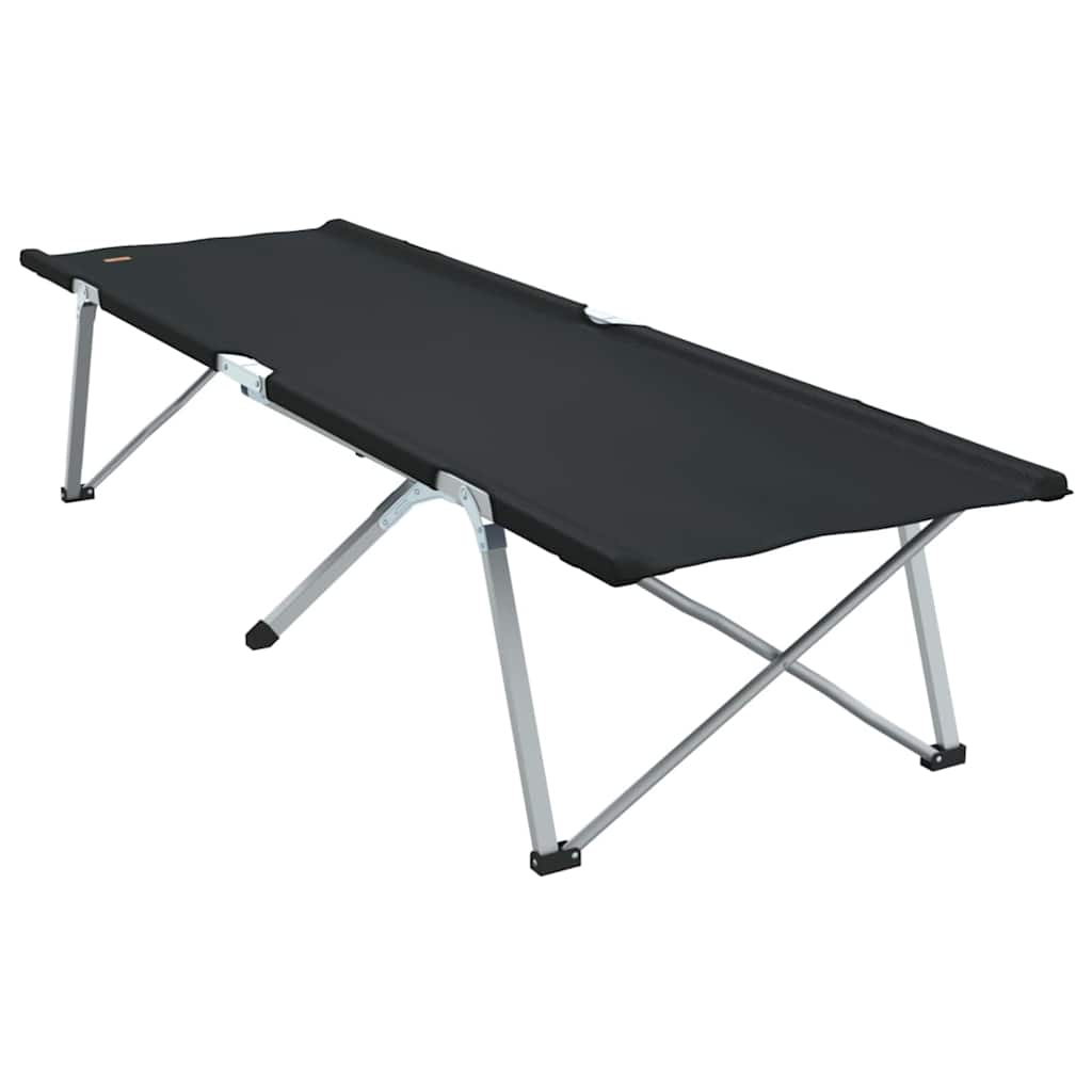 Opvouwbaar Camping Bed Zwart 194 x 62,5 x 42,5 cm is nu te koop bij PeponiXL, paradijselijk wonen!