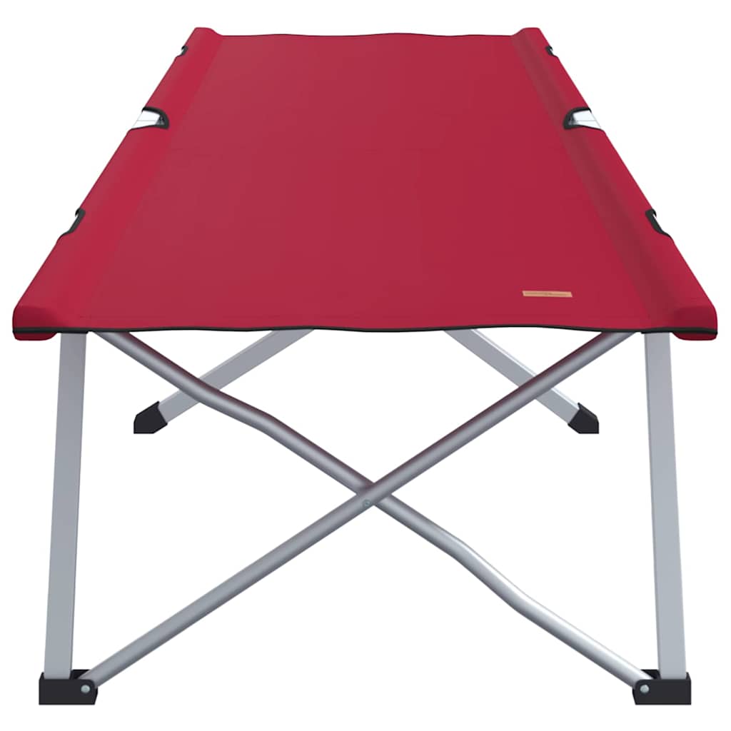 Opvouwbaar Camping Bed Rood 194 x 62,5 x 42,5 cm is nu te koop bij PeponiXL, paradijselijk wonen!