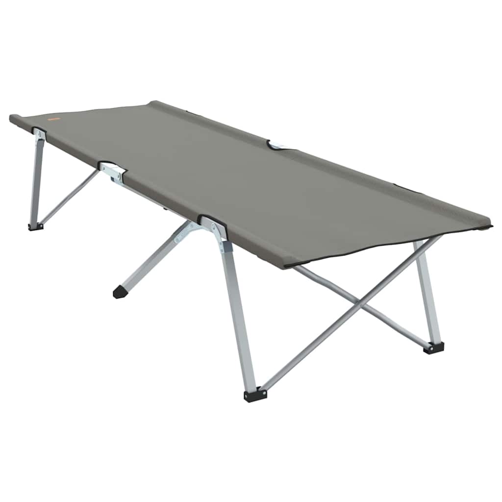 Opvouwbaar Camping Bed Grijs 194 x 62,5 x 42,5 cm is nu te koop bij PeponiXL, paradijselijk wonen!