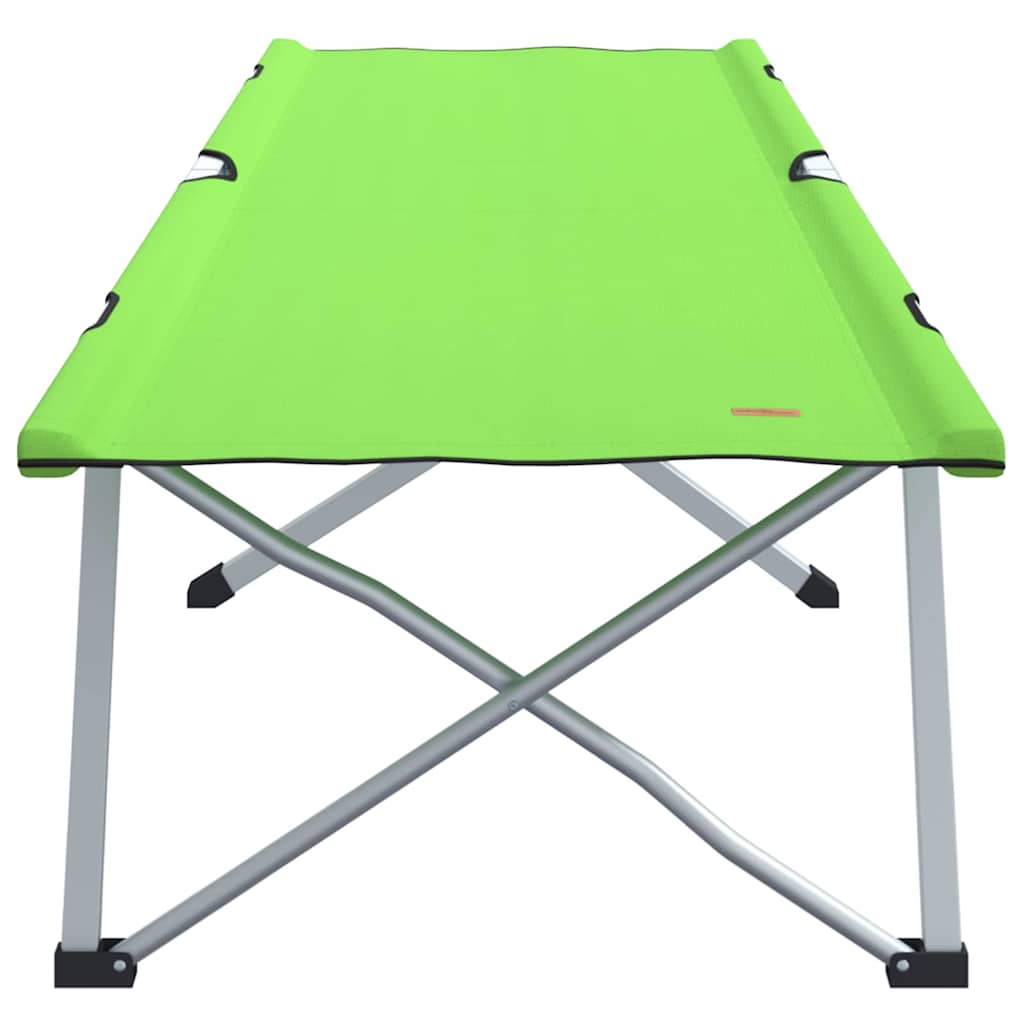 Opvouwbaar Camping Bed Groen 194 x 62,5 x 42,5 cm is nu te koop bij PeponiXL, paradijselijk wonen!