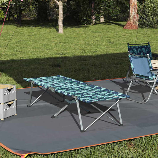 Opvouwbaar Camping Bed Blad Bossen 194 x 62,5 x 42,5 cm is nu te koop bij PeponiXL, paradijselijk wonen!