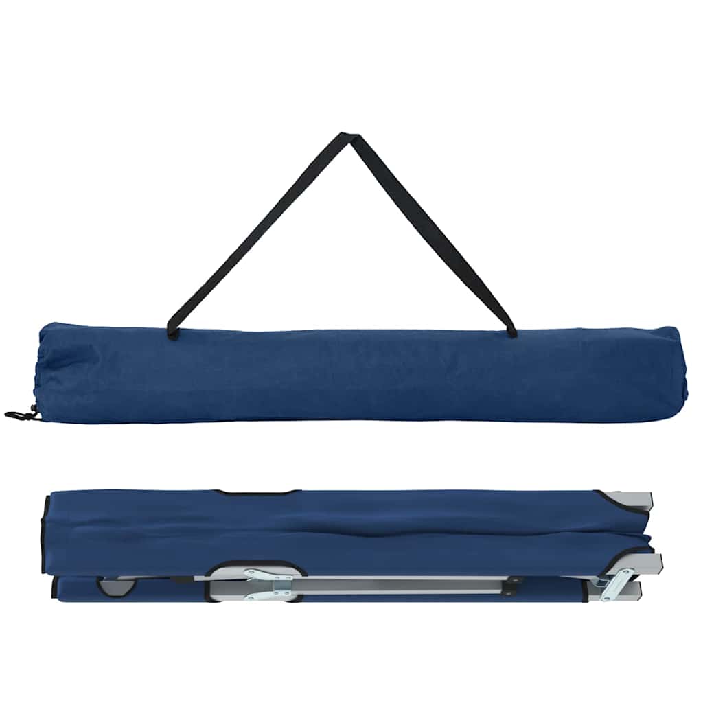 Opvouwbaar Camping Bed 2 pcs Blauw 194 x 62,5 x 42,5 cm is nu te koop bij PeponiXL, paradijselijk wonen!