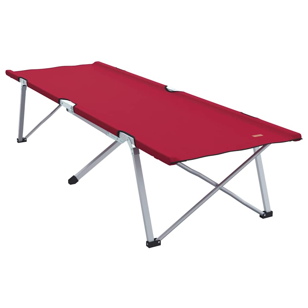 Opvouwbaar Camping Bed 2 pcs Rood 194 x 62,5 x 42,5 cm is nu te koop bij PeponiXL, paradijselijk wonen!