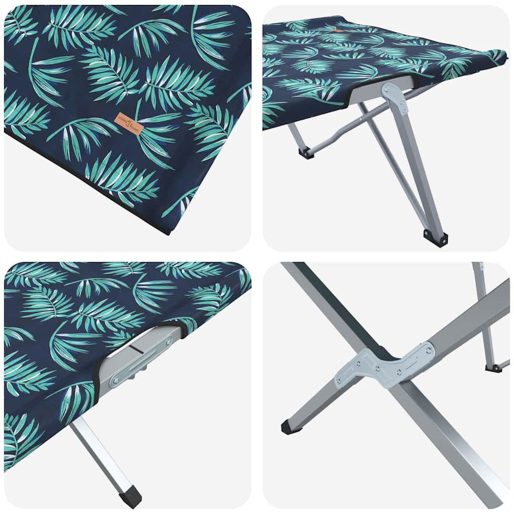 Opvouwbaar Camping Bed 2 pcs Bossen 194 x 62,5 x 42,5 cm is nu te koop bij PeponiXL, paradijselijk wonen!