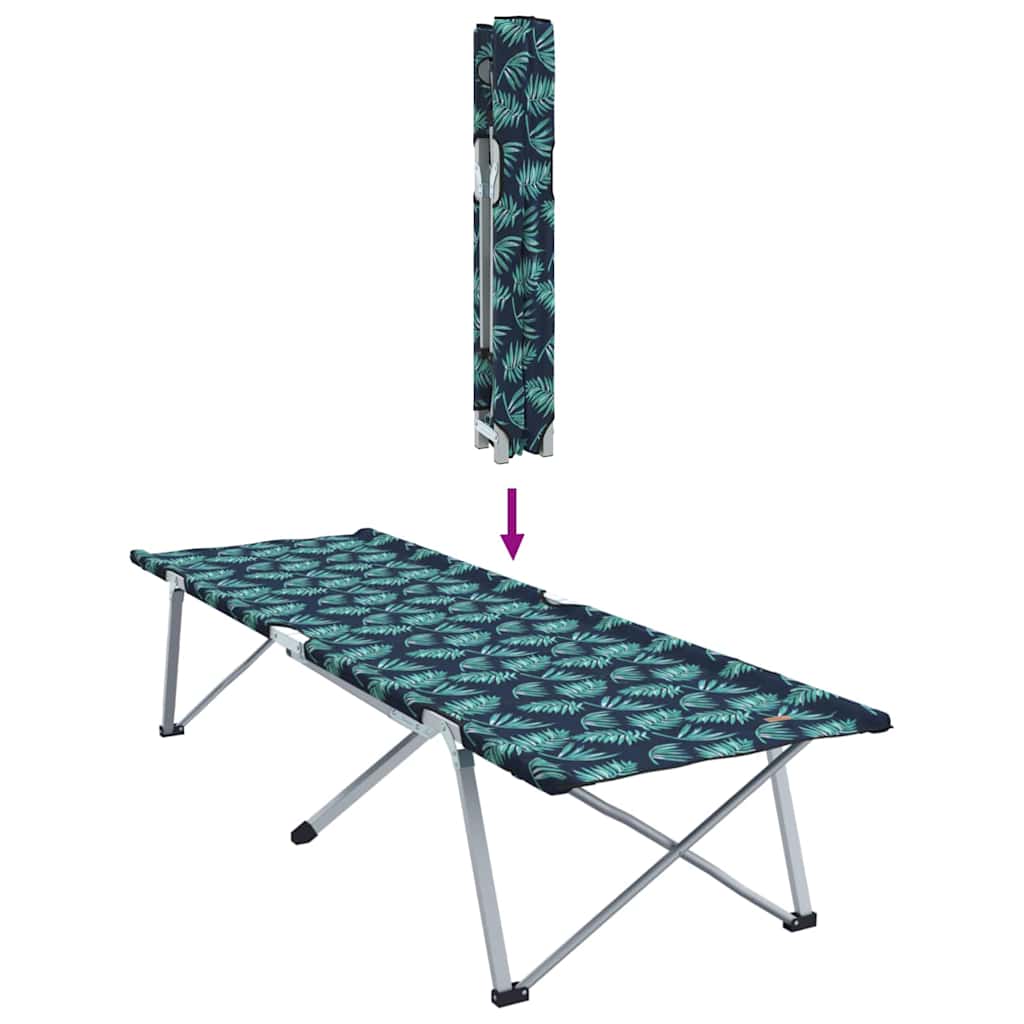 Opvouwbaar Camping Bed 2 pcs Bossen 194 x 62,5 x 42,5 cm is nu te koop bij PeponiXL, paradijselijk wonen!