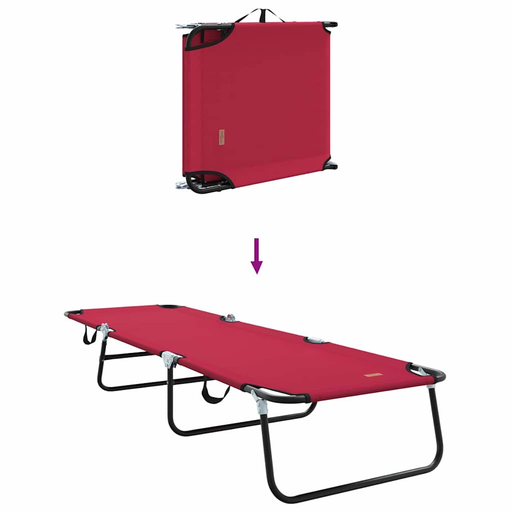 Opvouwbare zonnebed 2 pcs Rood 188 x 57 x 86,5 cm Polyester is nu te koop bij PeponiXL, paradijselijk wonen!