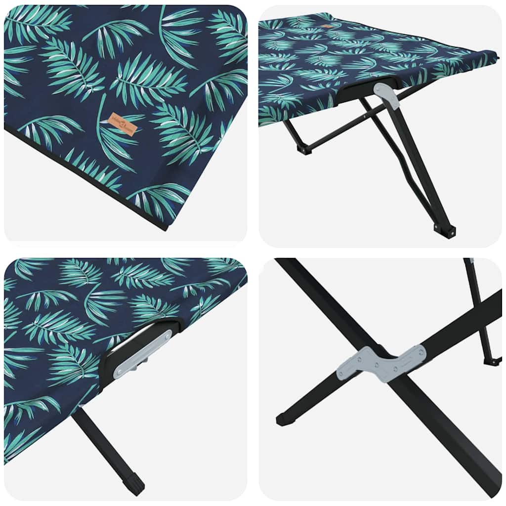 Opvouwbaar Camping Bed Bossen 206 x 76 x 74 cm Oxford en Staal is nu te koop bij PeponiXL, paradijselijk wonen!