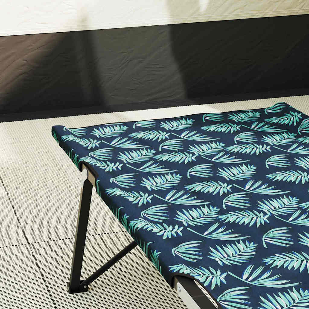 Opvouwbaar Camping Bed Bossen 206 x 76 x 74 cm Oxford en Staal is nu te koop bij PeponiXL, paradijselijk wonen!