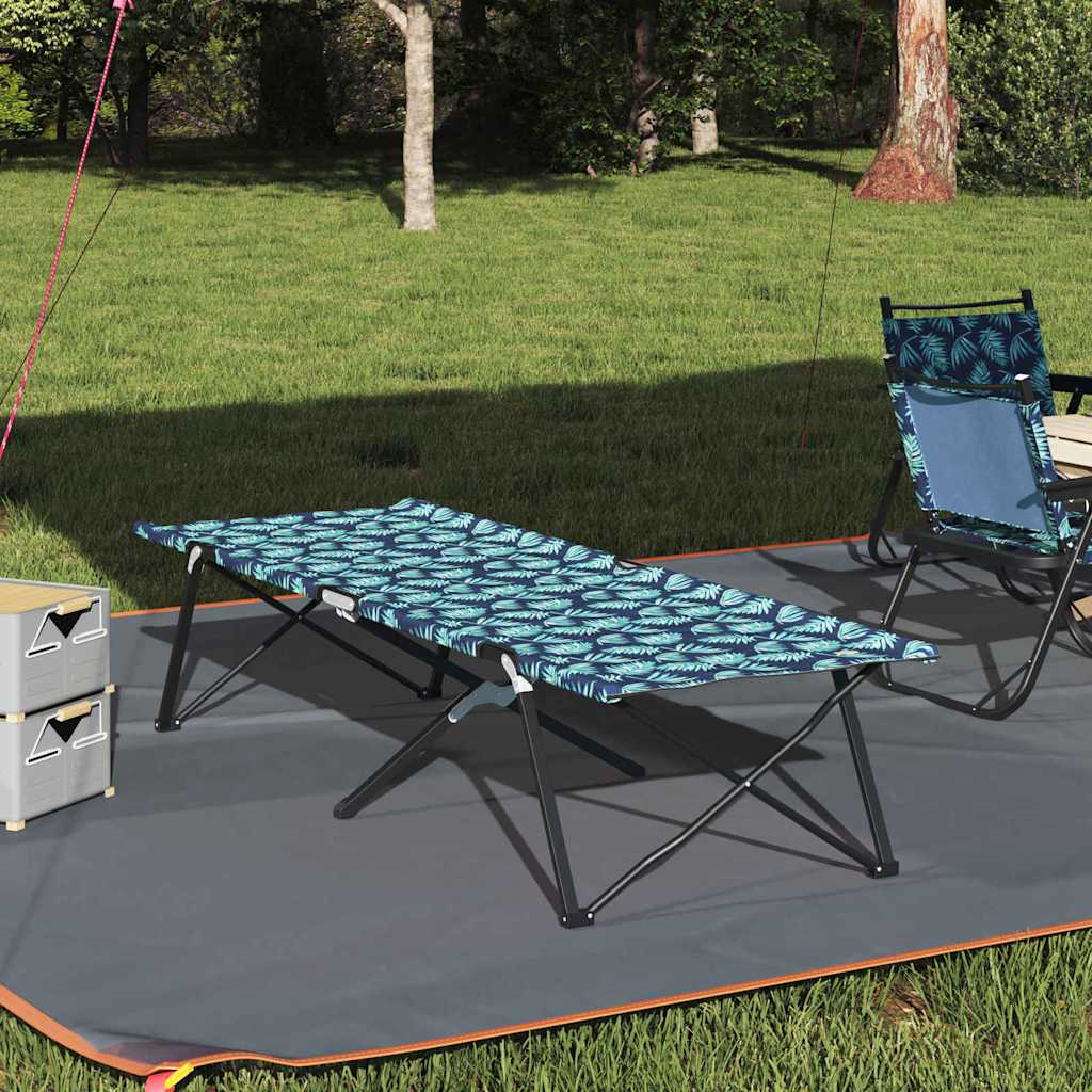 Opvouwbaar Camping Bed Bossen 206 x 76 x 74 cm Oxford en Staal is nu te koop bij PeponiXL, paradijselijk wonen!