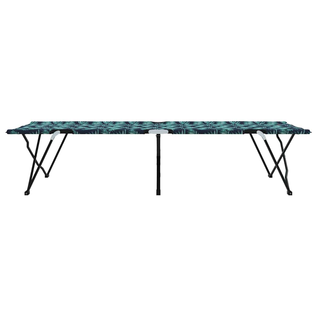 Opvouwbaar Camping Bed Bossen 206 x 76 x 74 cm Oxford en Staal is nu te koop bij PeponiXL, paradijselijk wonen!