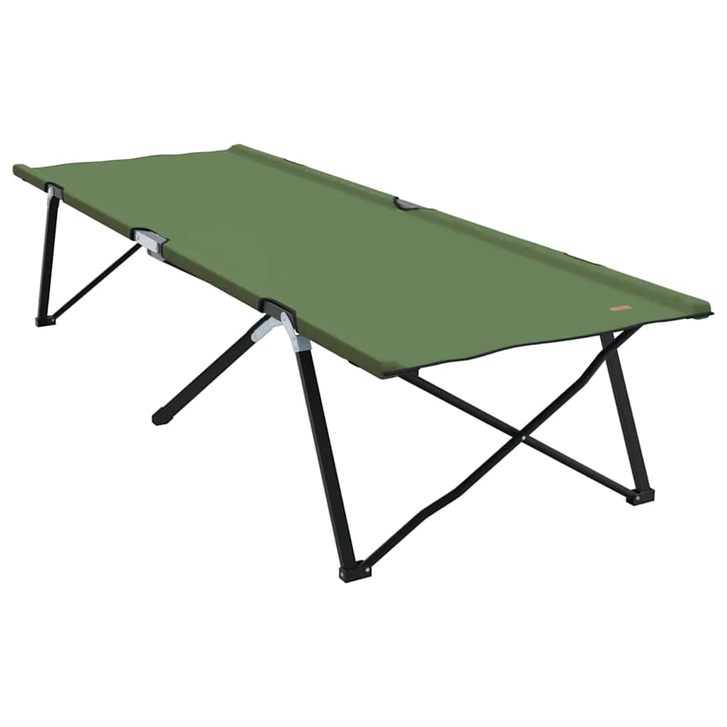 Opvouwbaar Camping Bed 2 pcs Groen 206 x 76 x 74 cm is nu te koop bij PeponiXL, paradijselijk wonen!