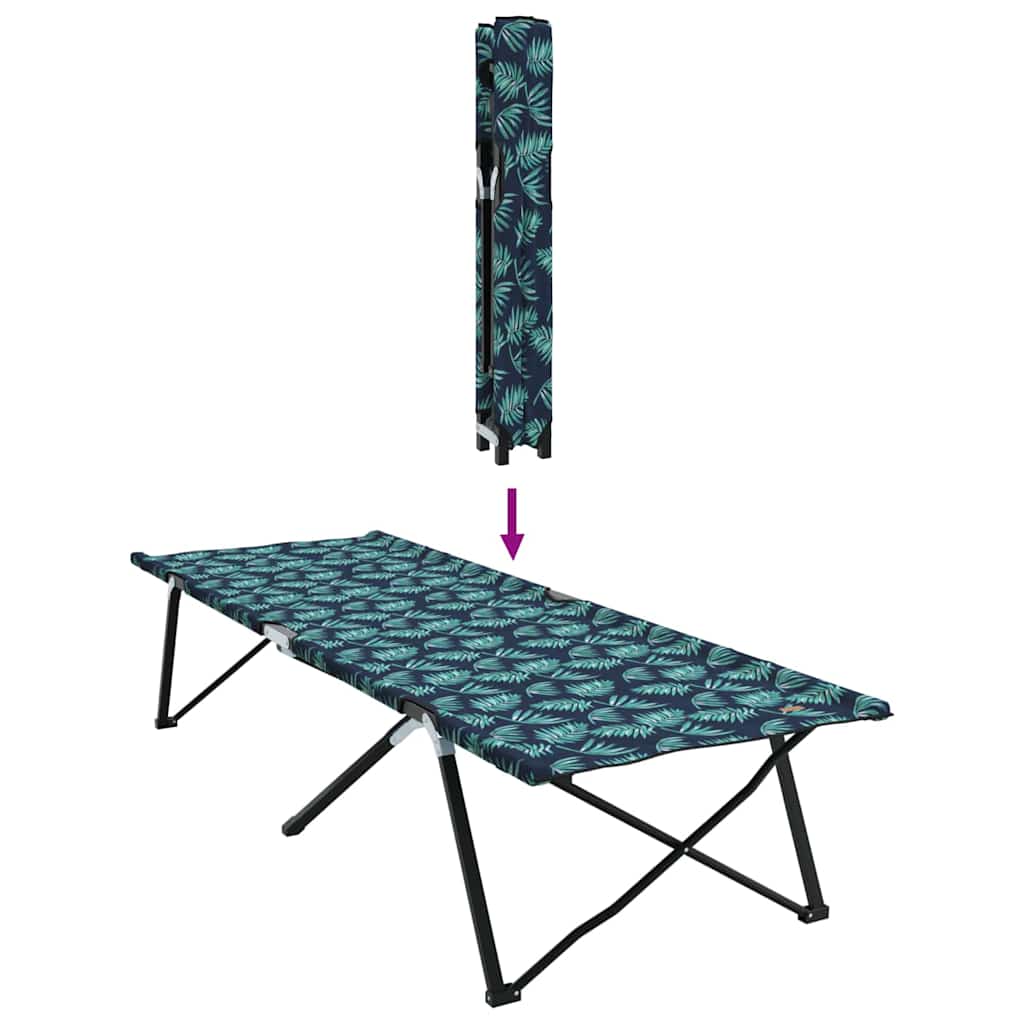 Opvouwbaar Camping Bed Blad 2 pcs Bossen 206 x 76 x 74 cm is nu te koop bij PeponiXL, paradijselijk wonen!