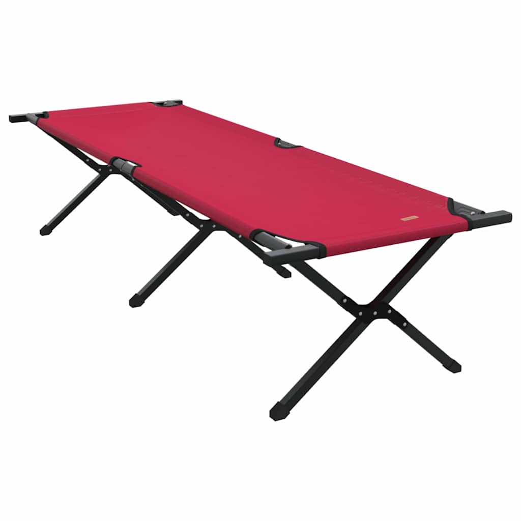 Opvouwbaar Camping Bed Rood 193 x 69 x 45 cm Oxford stof is nu te koop bij PeponiXL, paradijselijk wonen!