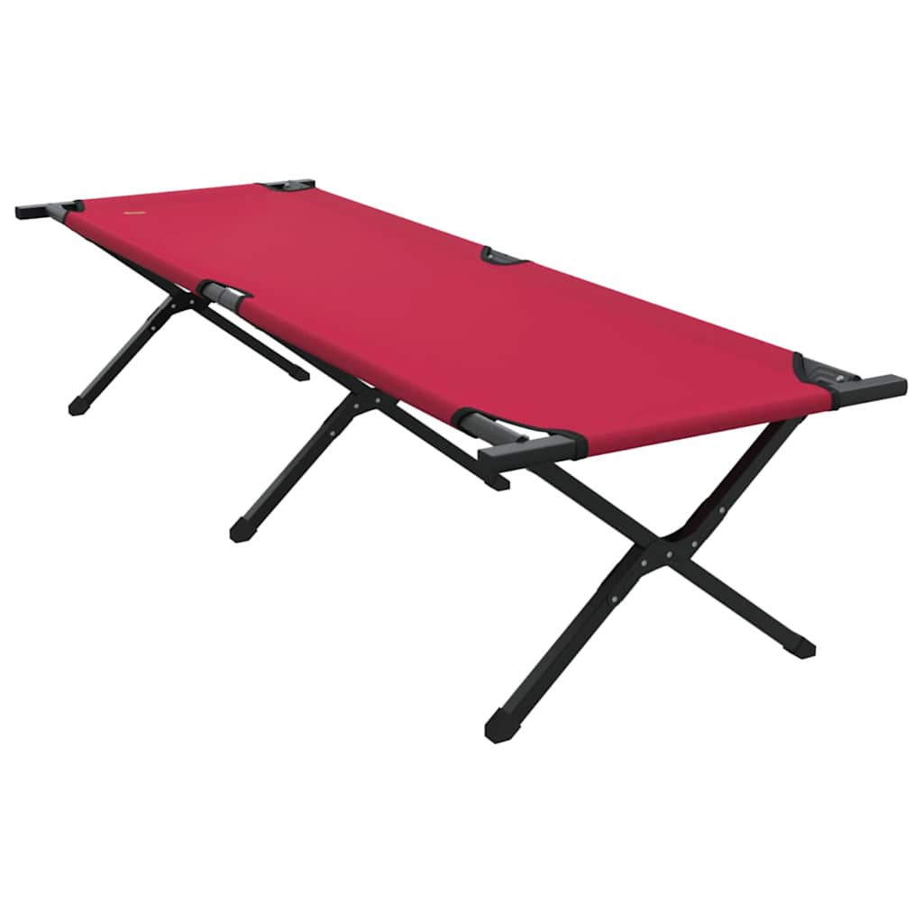 Opvouwbaar Camping Bed Rood 193 x 69 x 45 cm Oxford stof is nu te koop bij PeponiXL, paradijselijk wonen!