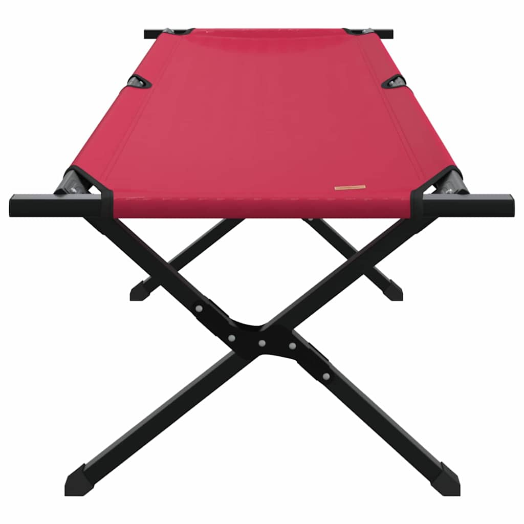 Opvouwbaar Camping Bed Rood 193 x 69 x 45 cm Oxford stof is nu te koop bij PeponiXL, paradijselijk wonen!