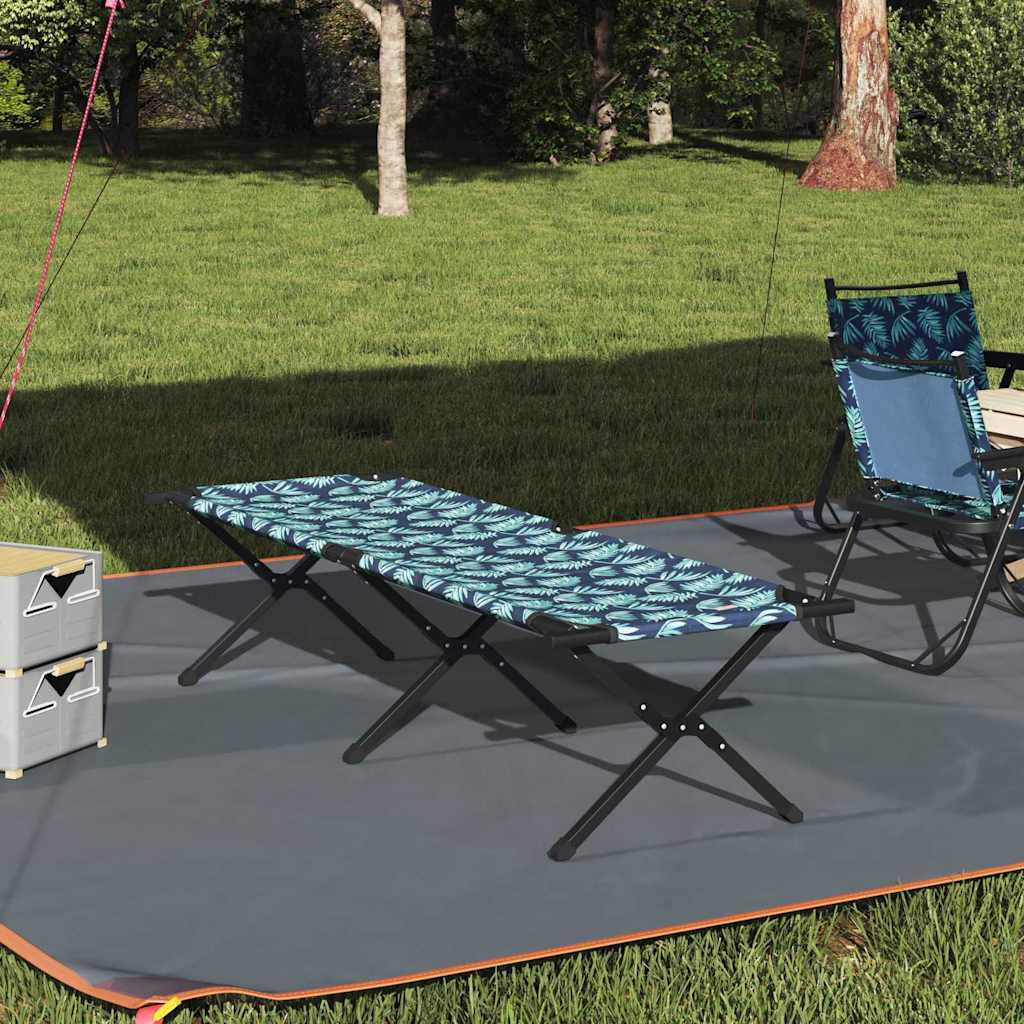 Opvouwbaar Camping Bed Blad Bossen 193 x 69 x 45 cm Oxford stof is nu te koop bij PeponiXL, paradijselijk wonen!