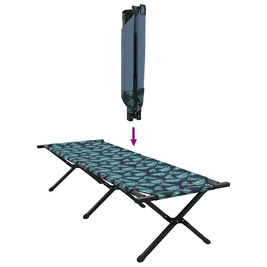Opvouwbaar Camping Bed Blad Bossen 193 x 69 x 45 cm Oxford stof is nu te koop bij PeponiXL, paradijselijk wonen!