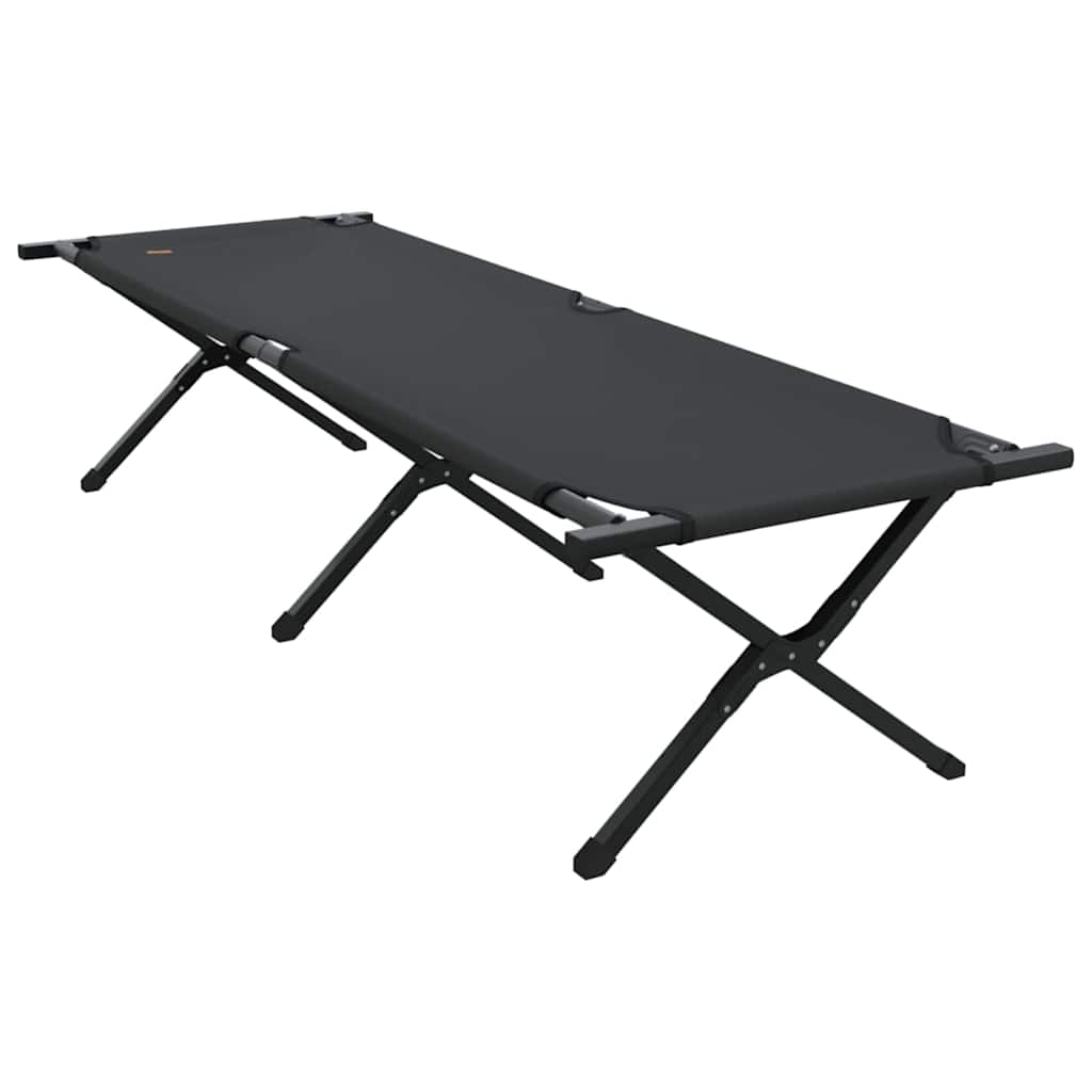 Opvouwbaar Camping Bed 2 pcs Zwart 193 x 69 x 45 cm Oxford stof is nu te koop bij PeponiXL, paradijselijk wonen!