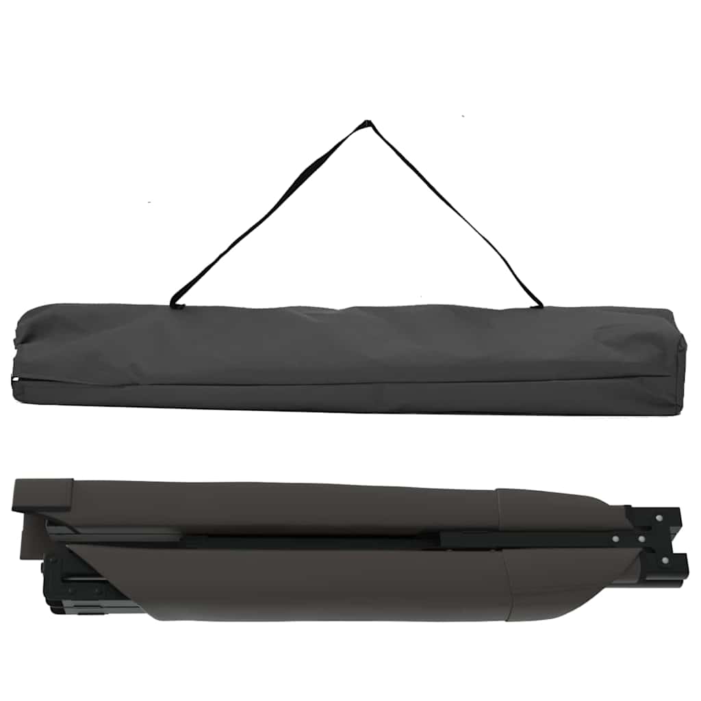 Opvouwbaar Camping Bed 2 pcs Zwart 193 x 69 x 45 cm Oxford stof is nu te koop bij PeponiXL, paradijselijk wonen!