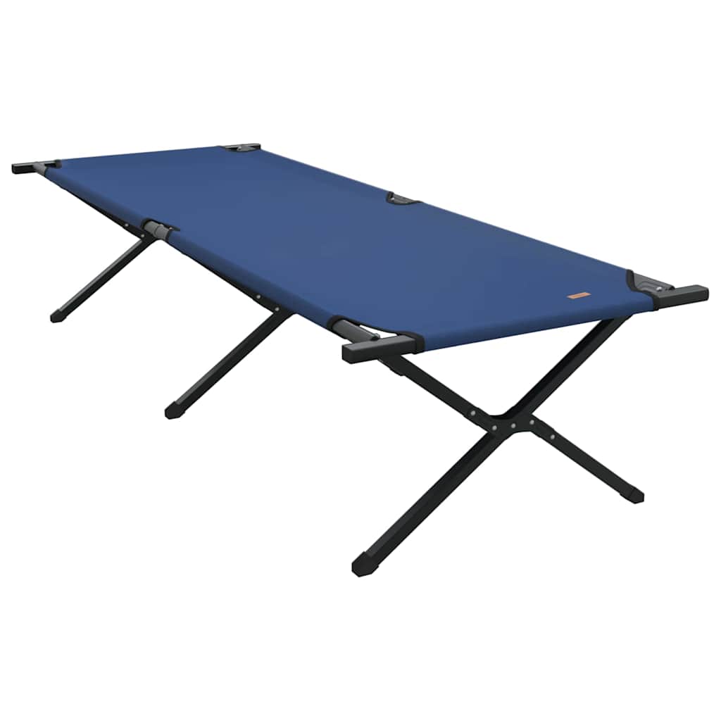 Opvouwbaar Camping Bed Blauw 210 x 80 x 46 cm Oxford stof is nu te koop bij PeponiXL, paradijselijk wonen!