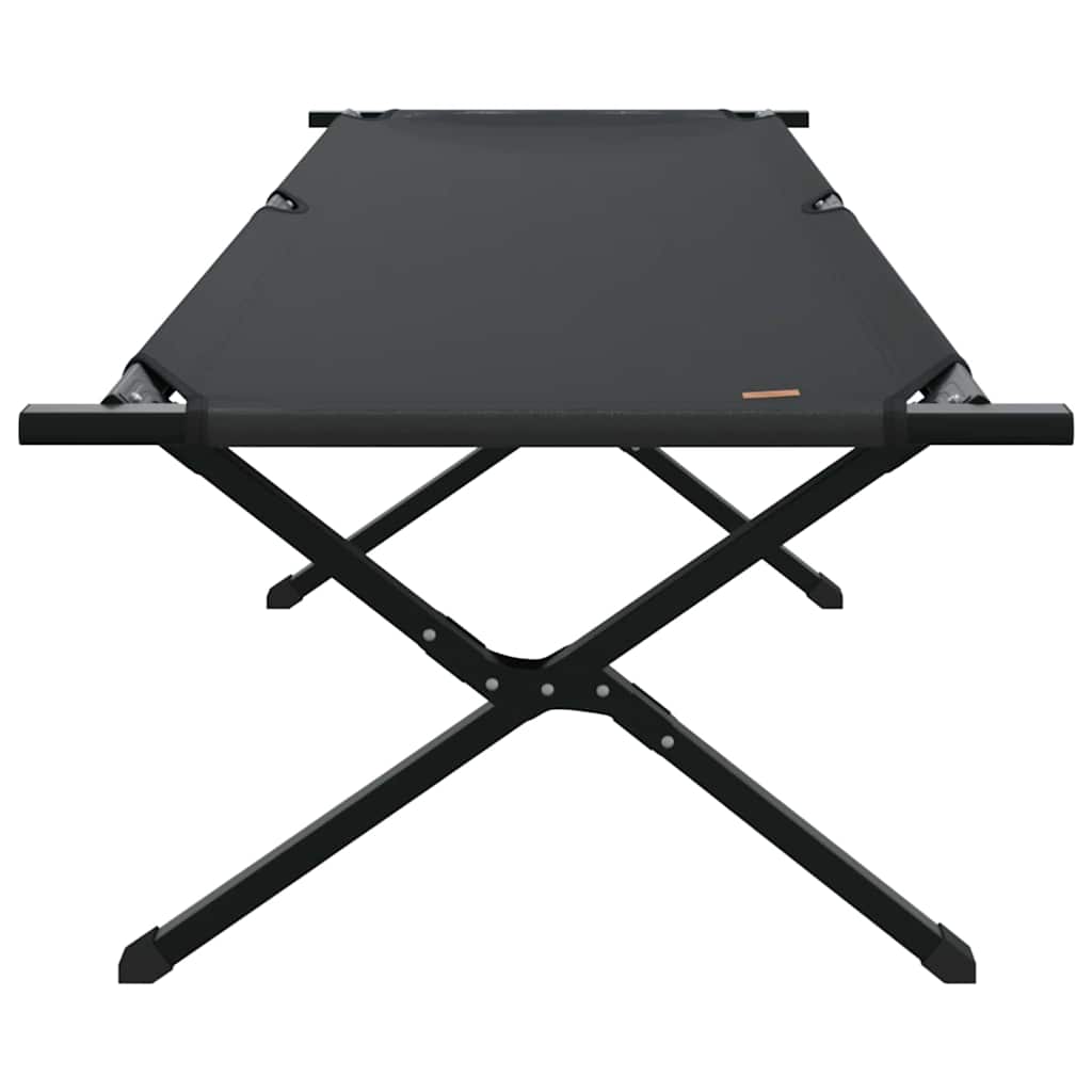 Opvouwbaar Camping Bed Zwart 210 x 80 x 46 cm Oxford stof is nu te koop bij PeponiXL, paradijselijk wonen!