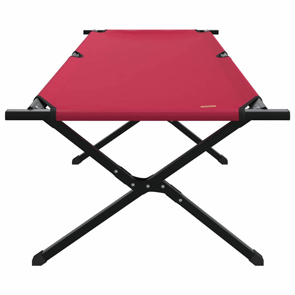 Opvouwbaar Camping Bed Rood 210 x 80 x 46 cm Oxford stof is nu te koop bij PeponiXL, paradijselijk wonen!