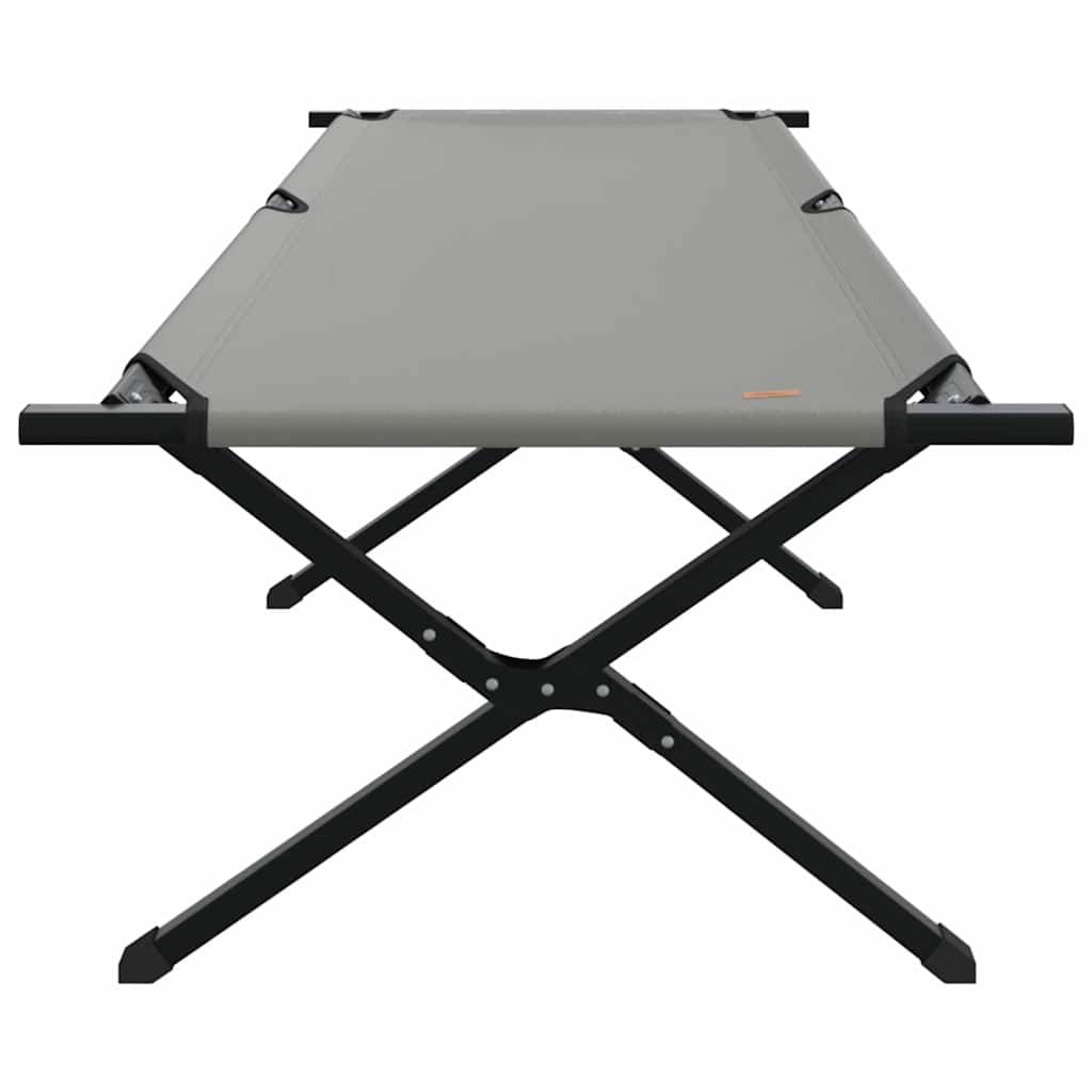 Opvouwbaar Camping Bed Grijs 210 x 80 x 46 cm Oxford stof is nu te koop bij PeponiXL, paradijselijk wonen!