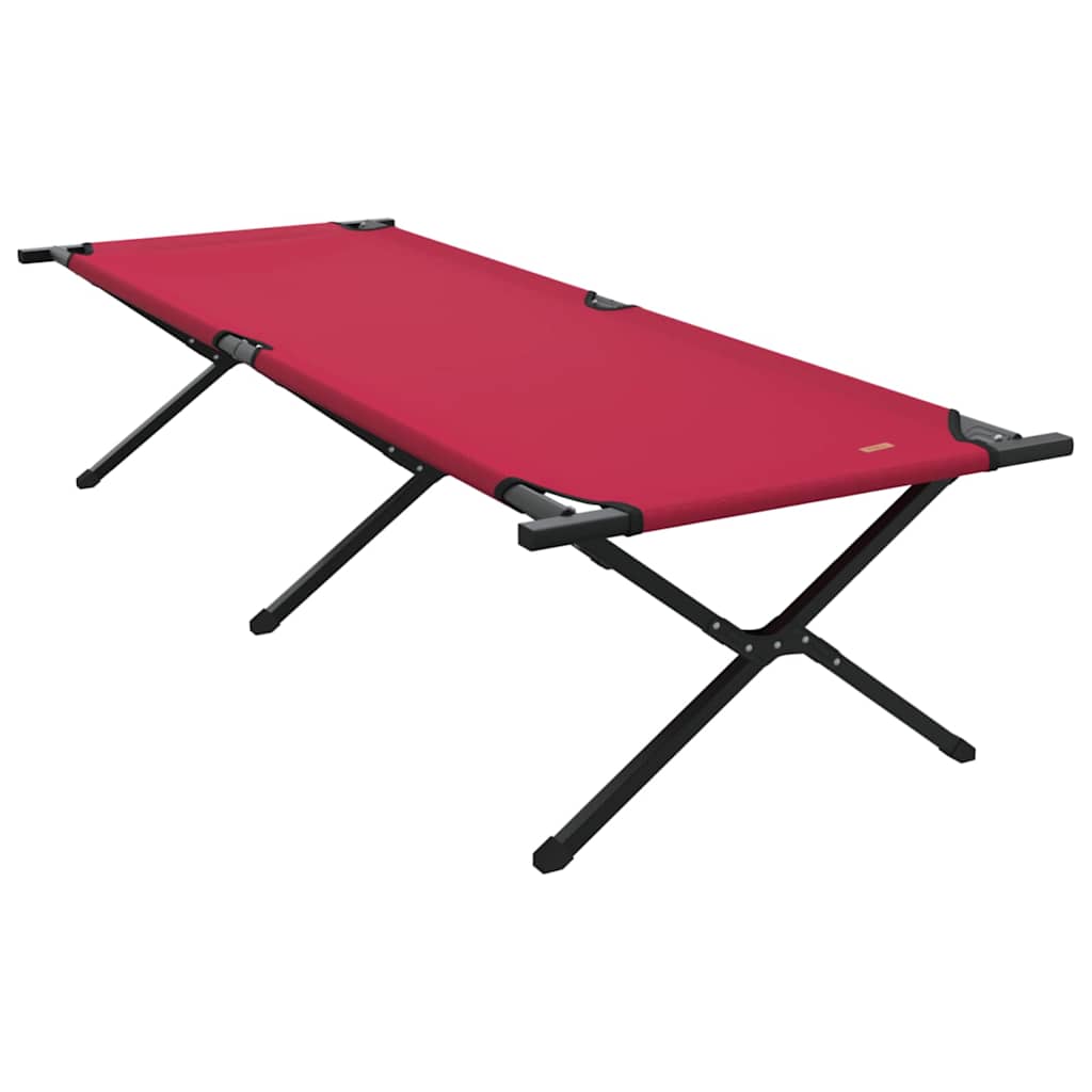 Opvouwbaar Camping Bed 2 pcs Rood 210 x 80 x 46 cm Oxford stof is nu te koop bij PeponiXL, paradijselijk wonen!