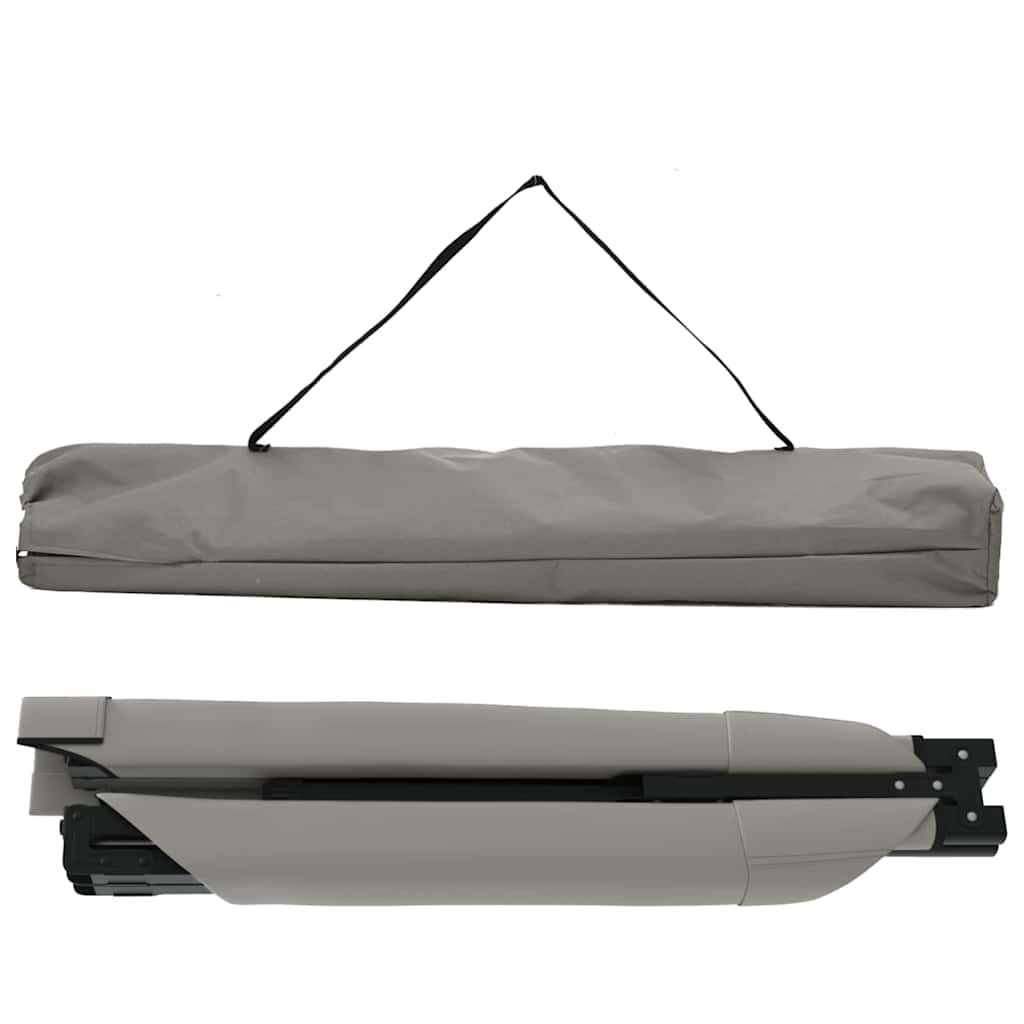 Opvouwbaar Camping Bed 2 pcs Grijs 210 x 80 x 46 cm Oxford stof is nu te koop bij PeponiXL, paradijselijk wonen!