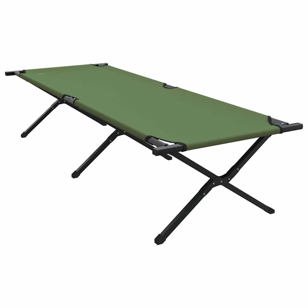 Opvouwbaar Camping Bed 2 pcs Groen 210 x 80 x 46 cm Oxford stof is nu te koop bij PeponiXL, paradijselijk wonen!