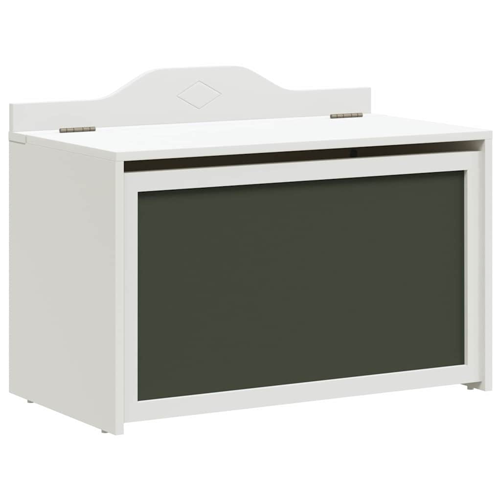 Doos met opslag en een krijtbord aan de voorkant ROROS Wit is nu te koop bij PeponiXL, paradijselijk wonen!