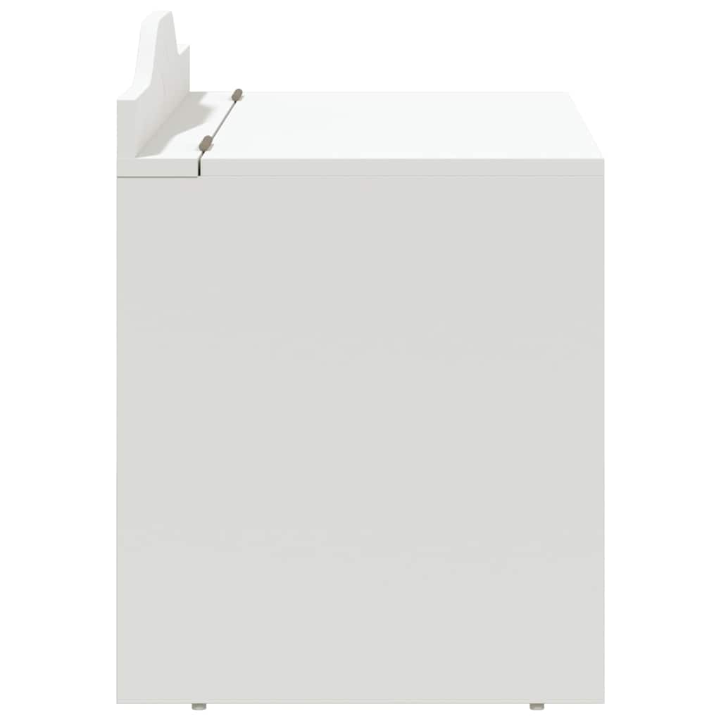 Doos met opslag en een krijtbord aan de voorkant ROROS Wit is nu te koop bij PeponiXL, paradijselijk wonen!